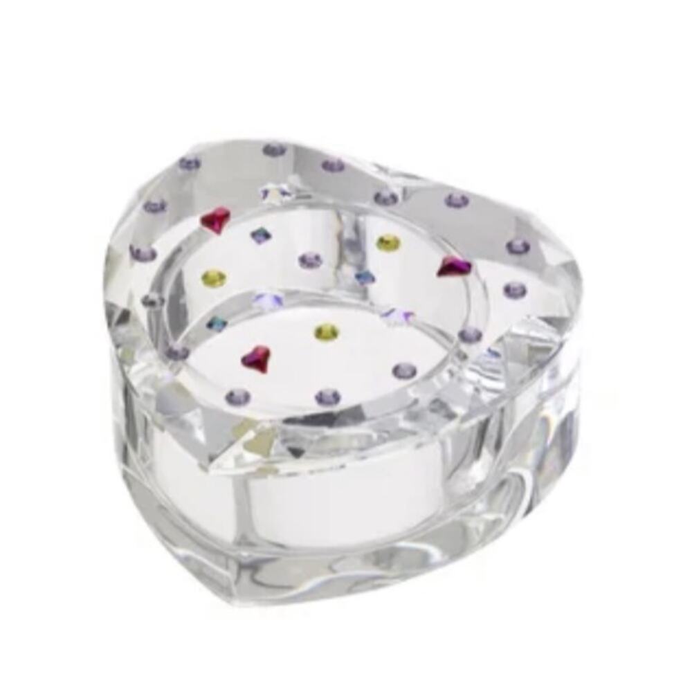 NWT Judith Ripka gemstone  heart covered‎ box